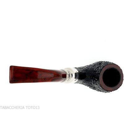 Peterson Newgrange spigot Sandblasted 69 Fishtail Bent Billiard - Pipe