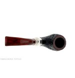 Peterson Newgrange spigot Sandblasted 69 Fishtail Bent Billiard - Pipe