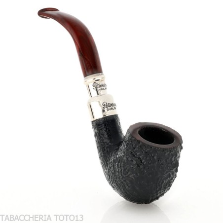 Peterson Newgrange spigot Sandblasted 69 Fishtail Bent Billiard - Pipe