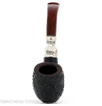 Peterson Newgrange spigot Sandblasted 69 Fishtail Bent Billiard - Pipe