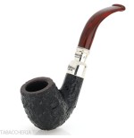 Peterson Newgrange spigot Sandblasted 69 Fishtail Bent Billiard - Pipe
