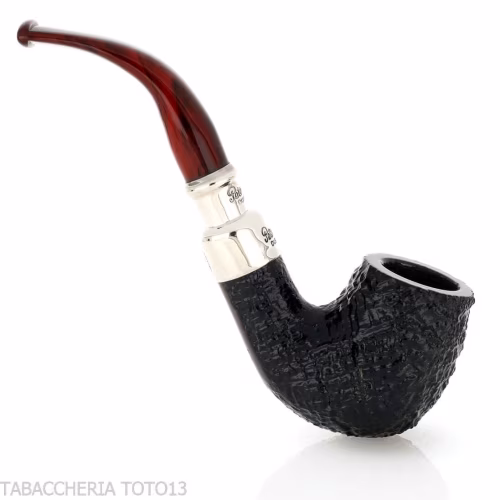 Peterson Newgrange spigot Sandblasted 69 Fishtail Bent Billiard-Peterson