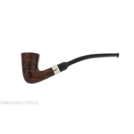 Peterson Speciality Smooth Nickel Calabash Fishtail Peterson Of Doublin Pipe Peterson