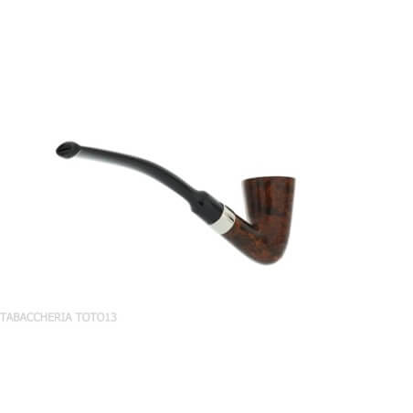 Peterson Speciality Smooth Nickel Calabash Fishtail