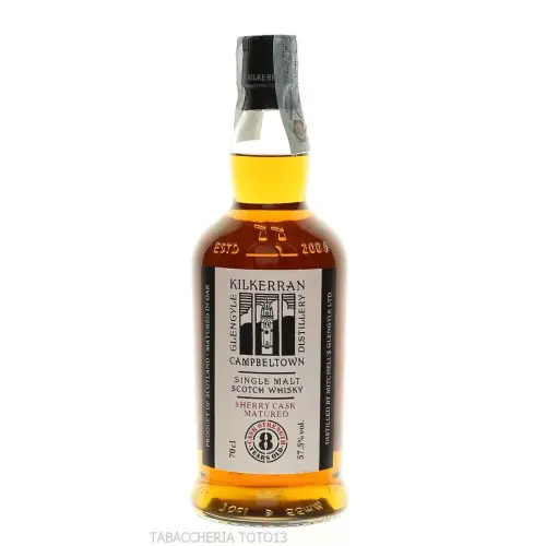 Kilkerran 8 y.o. sherry cask limited edition Vol.57,5% Cl.70 - Spiritueux - Malt