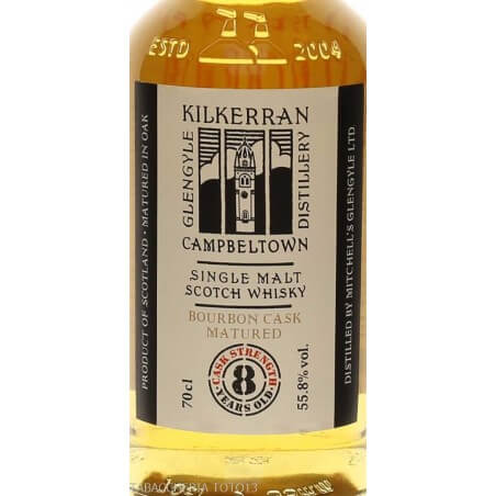 Kilkerran 8 y.o. Bourbon cask limited edition Vol.55,8% Cl.70 - Kilkerran Glengyle Distillery