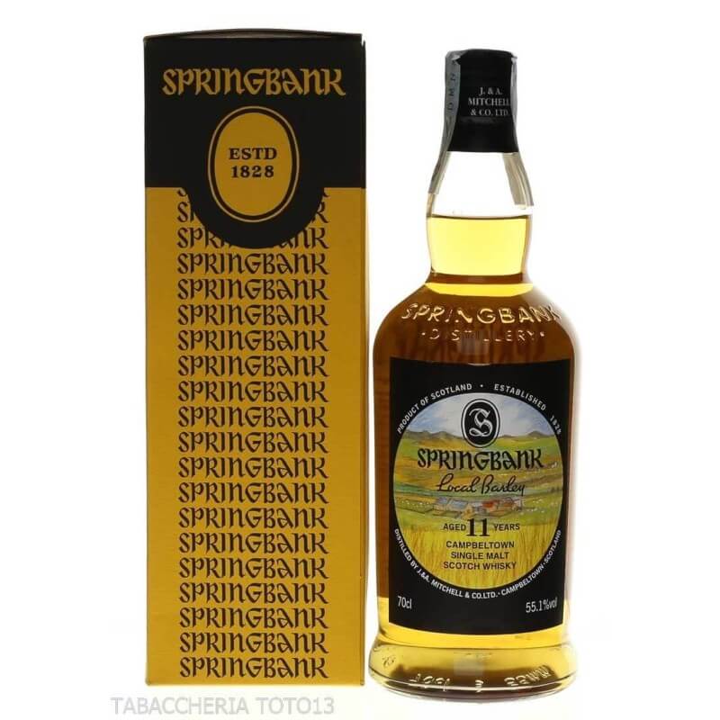 Springbank local barley 11 Y.O. Single Malt Vol. 55,1% Cl.70 Springbank Distillery Whisky Whisky