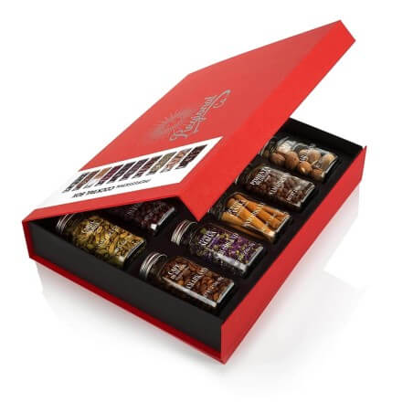 Professional Cocktail Gift Set Premium Spices & Herbs - 495 grams Botanicals & Spices - Accessories For Wine & Spirits And Gl