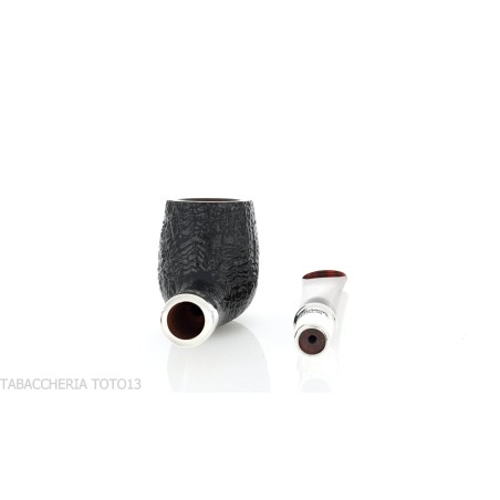 Peterson Newgrange spigot Sandblasted X105 Fishtail Billiard - Pipe