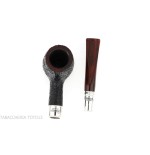 Peterson Newgrange spigot Sandblasted X105 Fishtail Billiard - Pipe