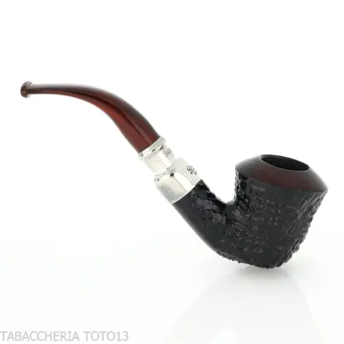 Peterson Newgrange spigot Sandblasted B10 Fishtail Calabash - Pipe