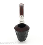 Peterson Newgrange spigot Sandblasted B10 Fishtail Calabash - Pipe