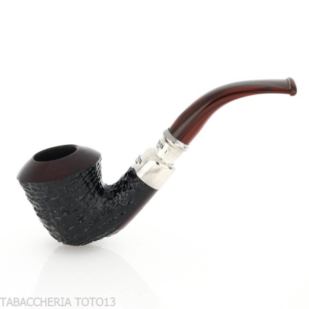 Peterson Newgrange spigot Sandblasted B10 Fishtail Calabash - Pipe