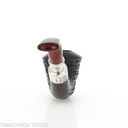 Peterson Newgrange spigot Sandblasted B10 Fishtail Calabash - Pipe