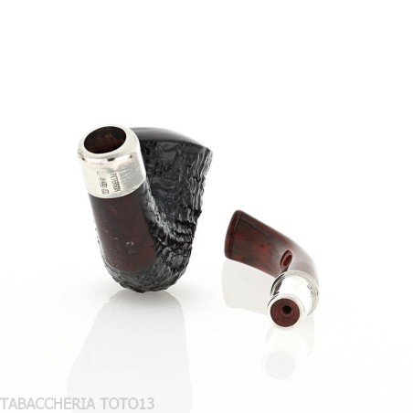 Peterson Newgrange spigot Sandblasted B10 Fishtail Calabash - Pipe