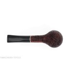 Semi-curved Diplomat shaped pipe in rusticated briar - Tobacco Pipes - Natural root