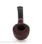 Semi-curved Diplomat shaped pipe in rusticated briar - Tobacco Pipes - Natural root