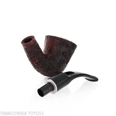 Pipa Dublin curva in radica rusticata - Pipe Milano