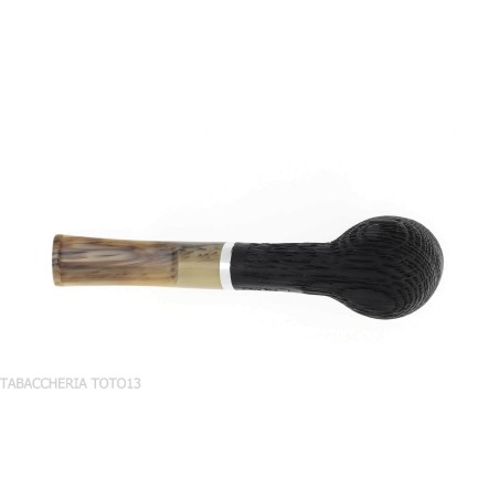 Pipa Oak forma Billiard in legno di morta bocchino a sella - Pipe