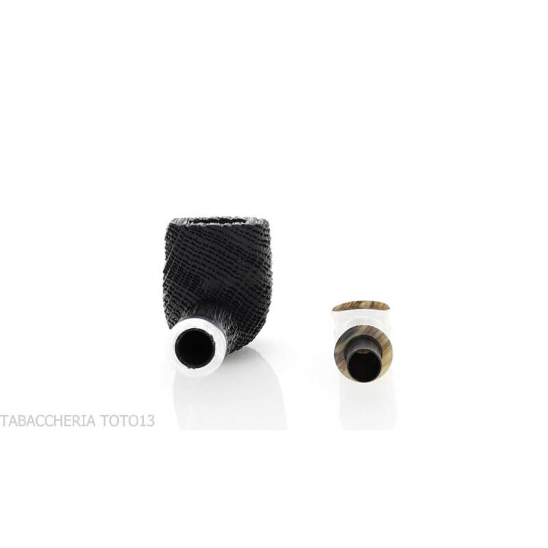 Oak Pipe en forme de billard en bois mort embouchure de selle - Pipe Milano