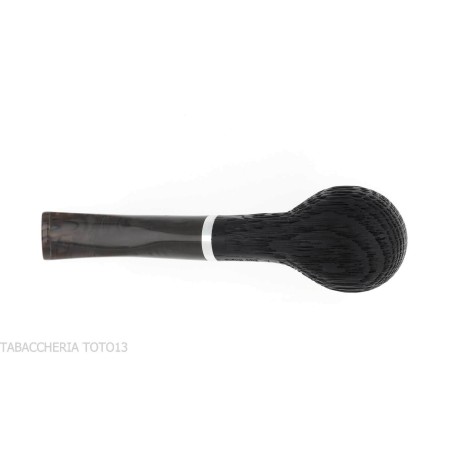 Pipe Oak series, curved Brandy shape made of mortar wood - Tobacco Pipes - Bog oak