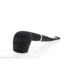 Pipe Oak series, curved Brandy shape made of mortar wood - Tobacco Pipes - Bog oak