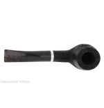 Pipe Oak series, curved Brandy shape made of mortar wood - Tobacco Pipes - Bog oak