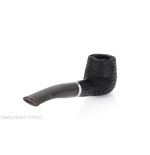 Pipe Oak series, curved Brandy shape made of mortar wood - Tobacco Pipes - Bog oak