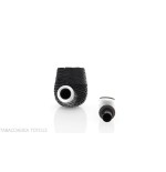 Pipe Oak series, curved Brandy shape made of mortar wood - Tobacco Pipes - Bog oak