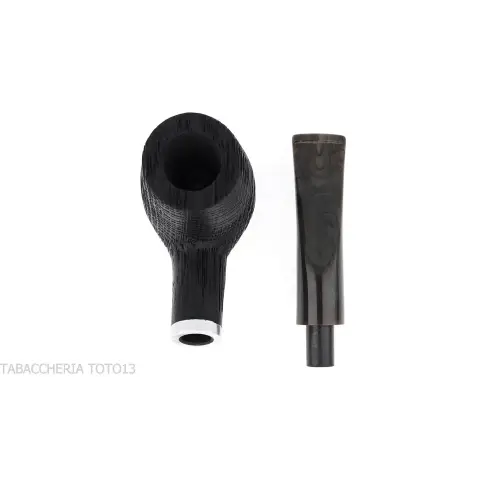 Pipa Oak forma Brandy curva in legno di morta - Pipe
