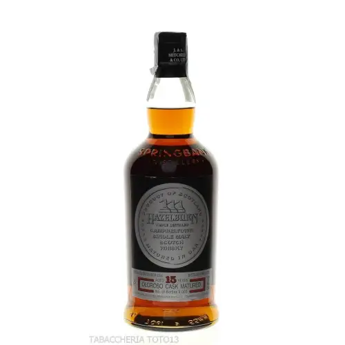 Hazelburn Sherry wood 15 Y.O. limited edition Vol.54,2% Cl.70 - Licores