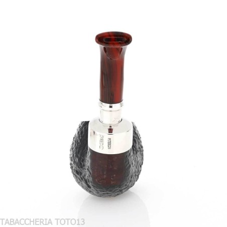 Peterson Newgrange spigot Sandblasted XL02 Fishtail Bent Apple - Pipe