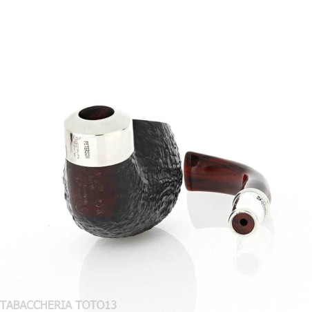 Peterson Newgrange spigot Sandblasted XL02 Fishtail Bent Apple - Pipe