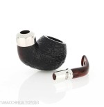 Peterson Newgrange spigot Sandblasted XL02 Fishtail Bent Apple - Pipe
