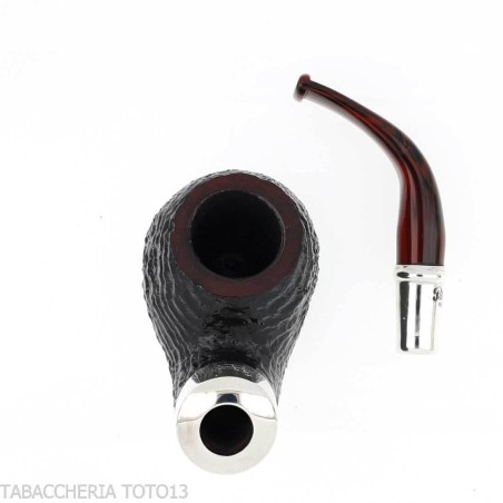 Peterson Newgrange spigot Sandblasted XL02 Fishtail Bent Apple - Pipe