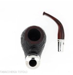 Peterson Newgrange spigot Sandblasted XL02 Fishtail Bent Apple - Pipe