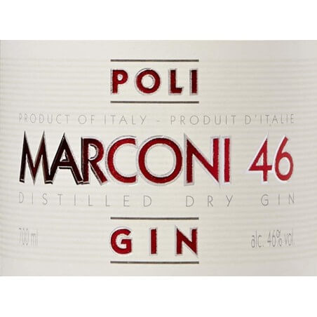 Poli Distillerie Gin Marconi 46 Cl. 70 Vol. 46% Poli Distilleria Gin