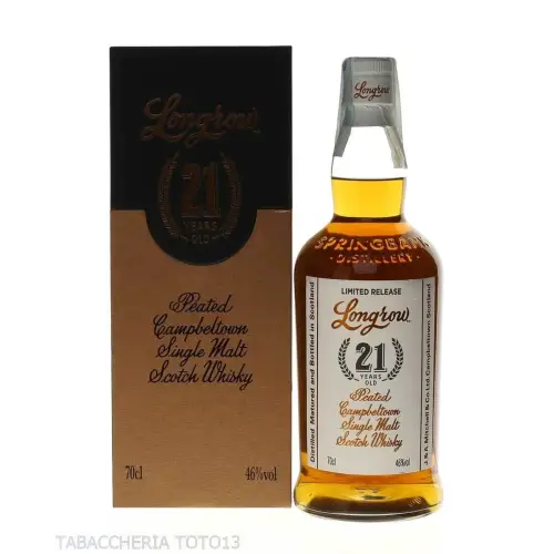 Longrow Peated Single Malt 21 y.o. Limited release Vol.46% Cl.70 - Distillati