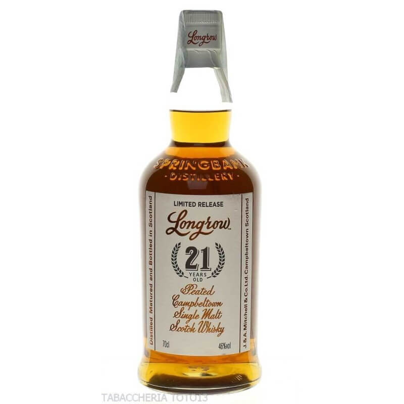 Longrow Peated Single Malt 21 y.o. Limited release Vol.46% Cl.70 - Springbank Distillery