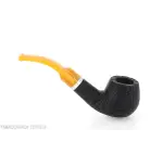 Pipa Oak forma Bent Apple in legno di morta - Pipe