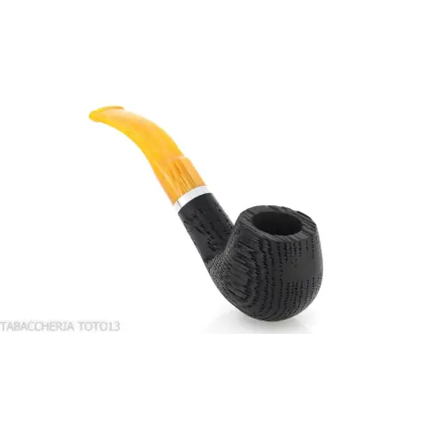 Pipa Oak forma Bent Apple in legno di morta - Pipe