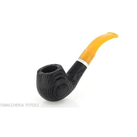 Pipa Oak forma Bent Apple in legno di morta - Pipe