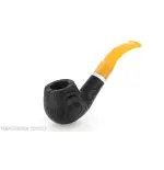 Pipa Oak forma Bent Apple in legno di morta - Pipe