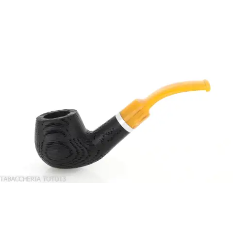 Pipa Oak forma Bent Apple in legno di morta - Pipe