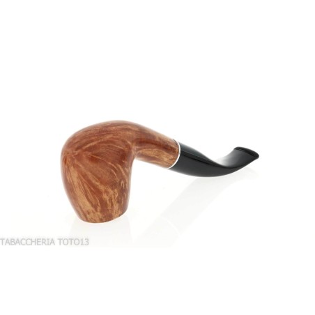 Pipa Billiard curva in radica chiara - Pipe