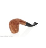 Pipa Billiard curva in radica chiara - Pipe