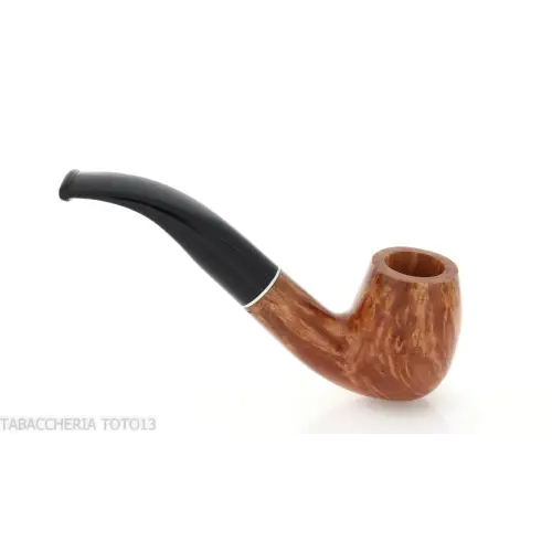 Pipa Billiard curva in radica chiara - Pipe