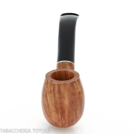 Pipa Billiard curva in radica chiara - Pipe
