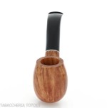 Pipa Billiard curva in radica chiara - Pipe