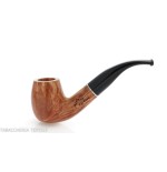Pipa Billiard curva in radica chiara - Pipe
